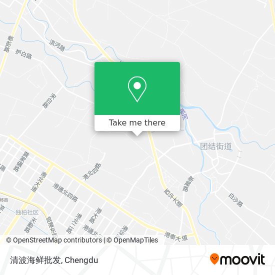 清波海鲜批发 map