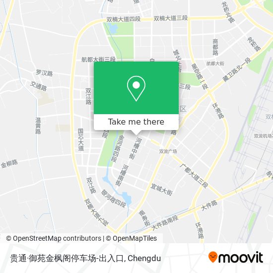 贵通·御苑金枫阁停车场-出入口 map