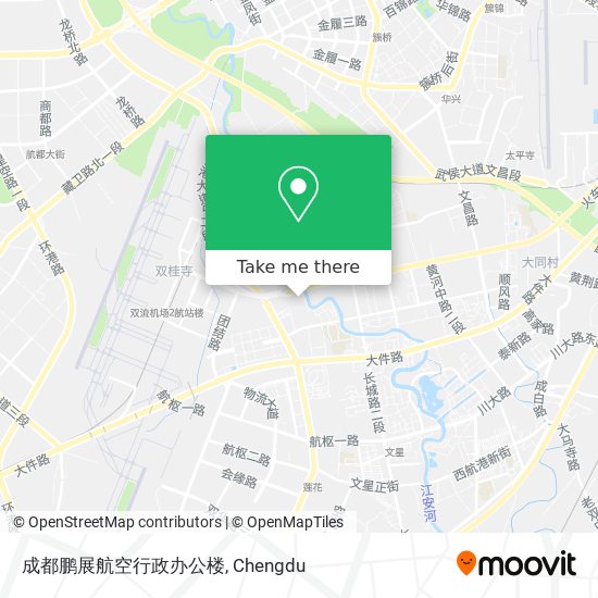 成都鹏展航空行政办公楼 map