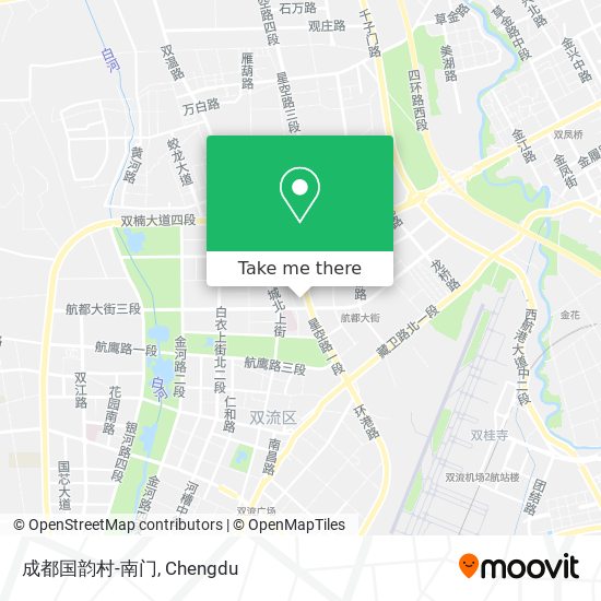 成都国韵村-南门 map