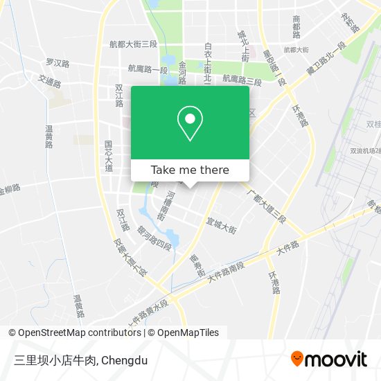 三里坝小店牛肉 map