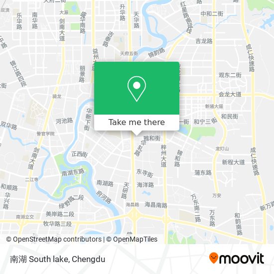 南湖 South lake map