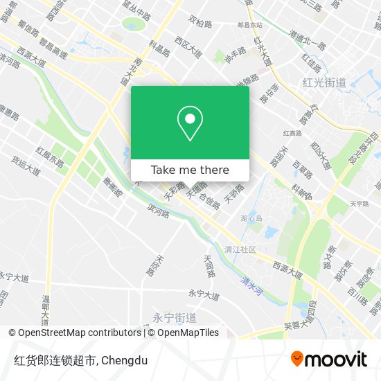 红货郎连锁超市 map