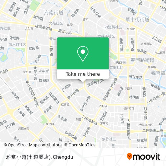 雅堂小超(七道堰店) map