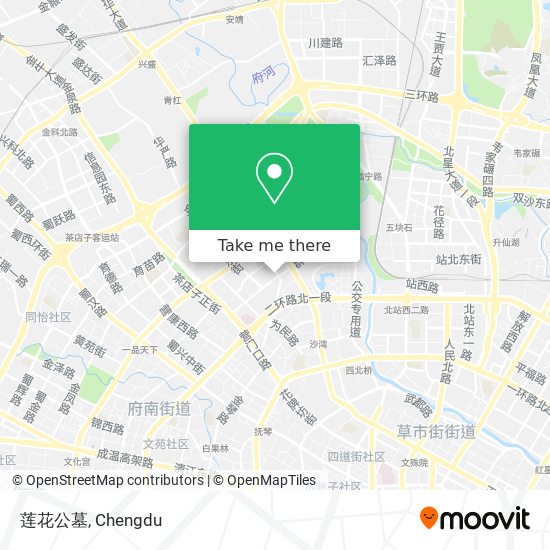 莲花公墓 map