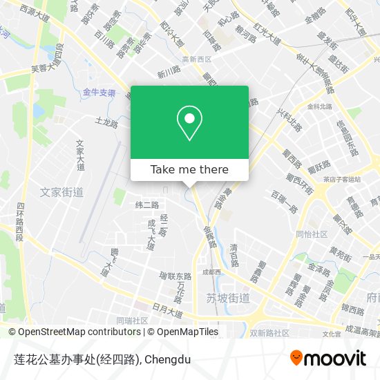 莲花公墓办事处(经四路) map