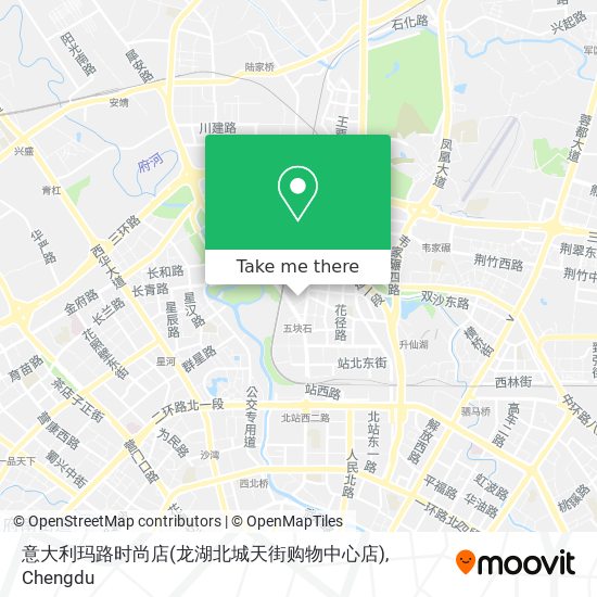 意大利玛路时尚店(龙湖北城天街购物中心店) map