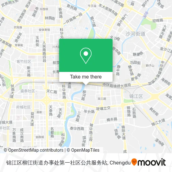 锦江区柳江街道办事处第一社区公共服务站 map