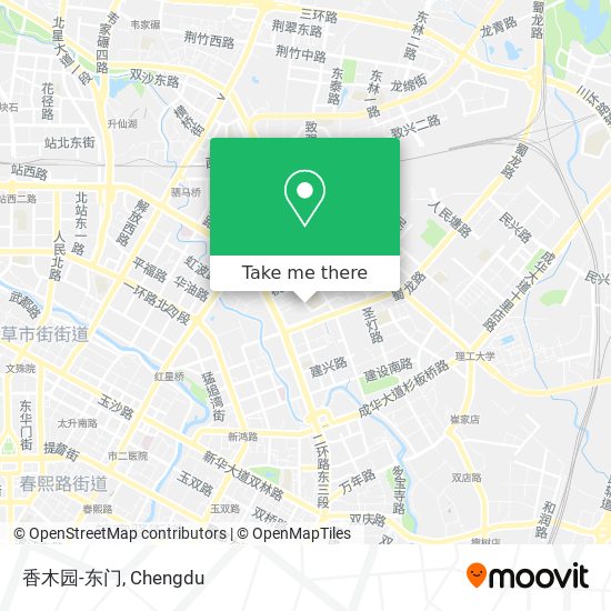 香木园-东门 map