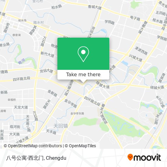 八号公寓-西北门 map