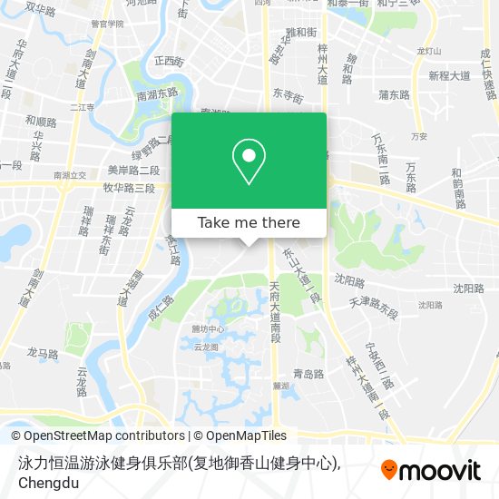 泳力恒温游泳健身俱乐部(复地御香山健身中心) map