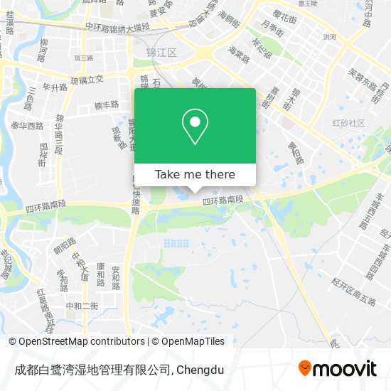 成都白鹭湾湿地管理有限公司 map
