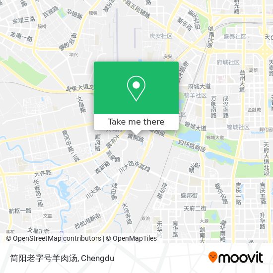 简阳老字号羊肉汤 map