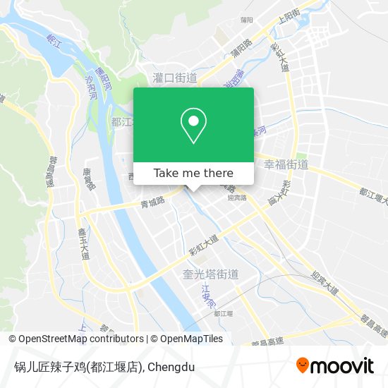 锅儿匠辣子鸡(都江堰店) map