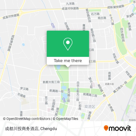 成都川投商务酒店 map