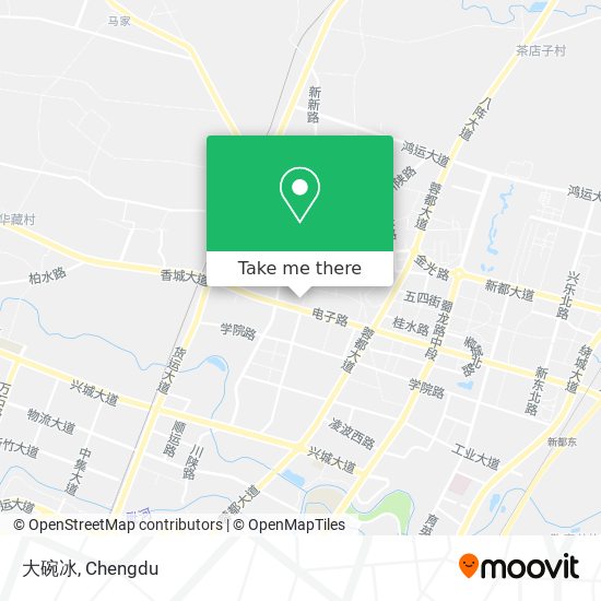 大碗冰 map