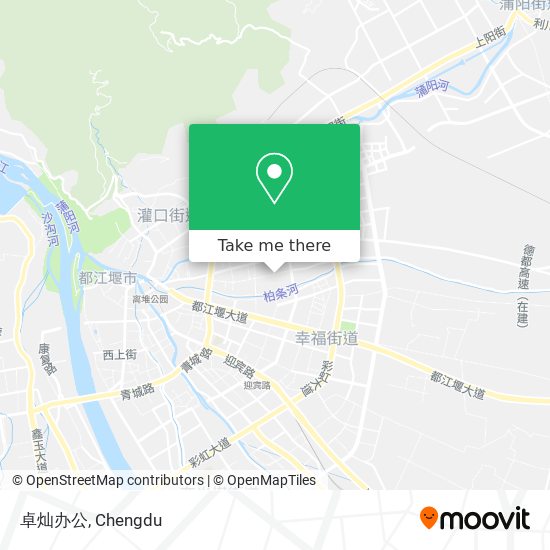卓灿办公 map