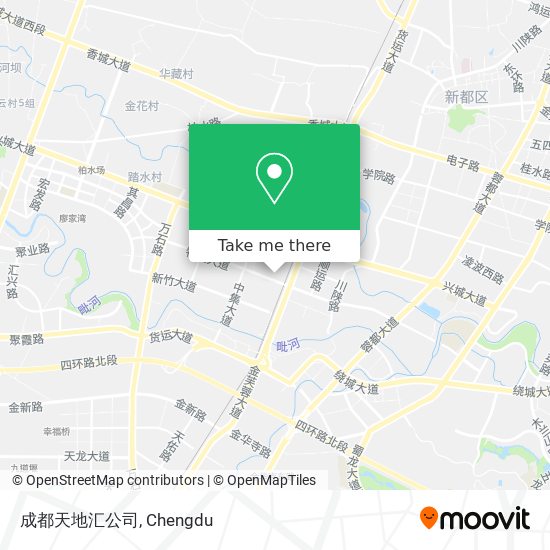 成都天地汇公司 map
