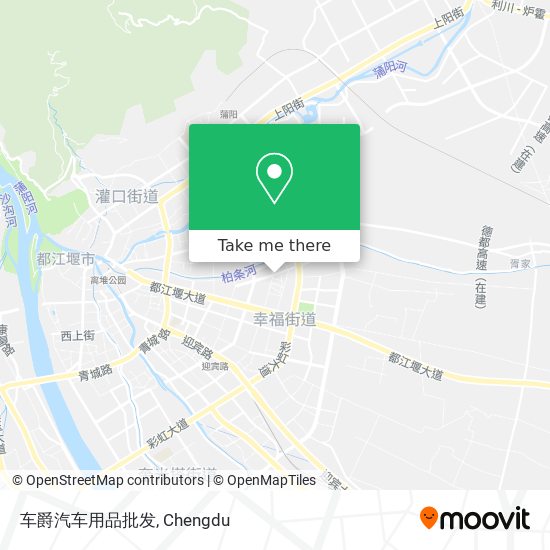 车爵汽车用品批发 map