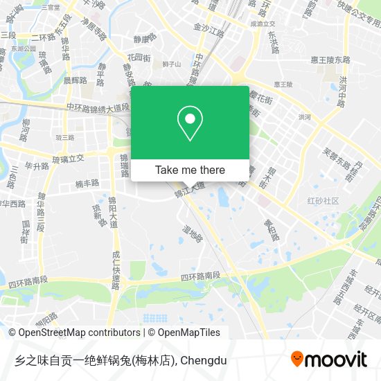 乡之味自贡一绝鲜锅兔(梅林店) map