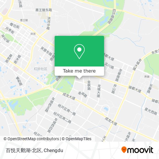 百悦天鹅湖-北区 map