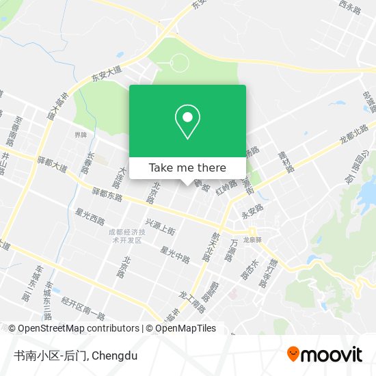 书南小区-后门 map