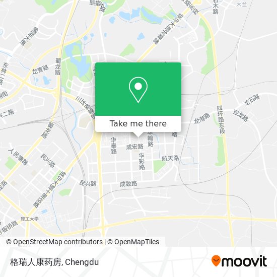 格瑞人康药房 map