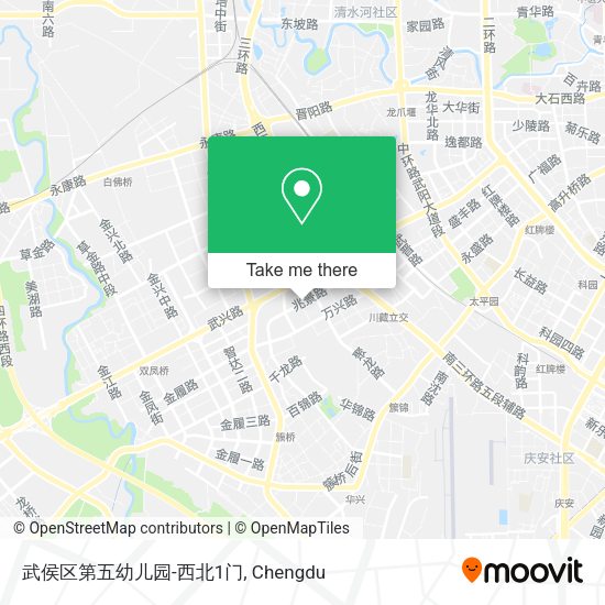 武侯区第五幼儿园-西北1门 map
