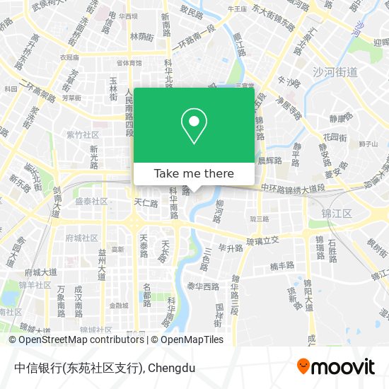 中信银行(东苑社区支行) map
