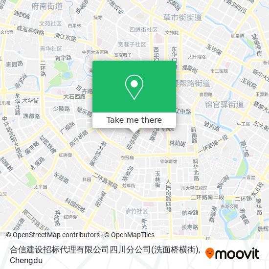 合信建设招标代理有限公司四川分公司(洗面桥横街) map