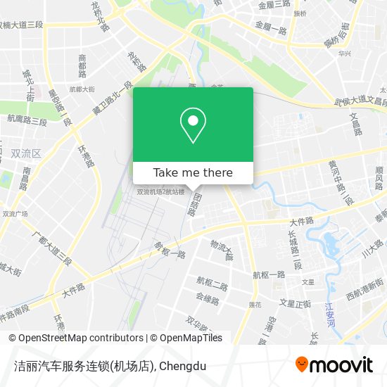 洁丽汽车服务连锁(机场店) map