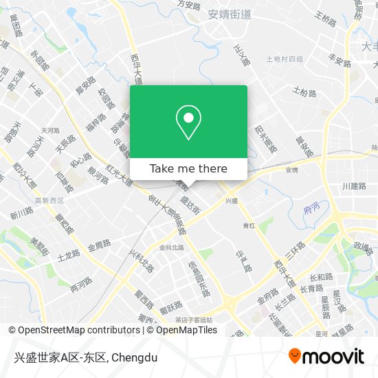 兴盛世家A区-东区 map