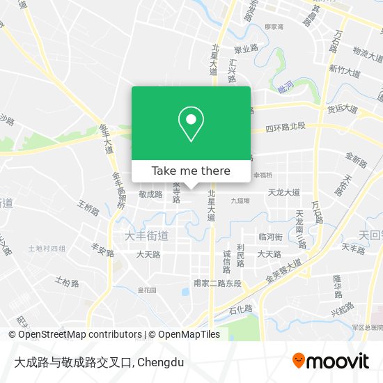 大成路与敬成路交叉口 map