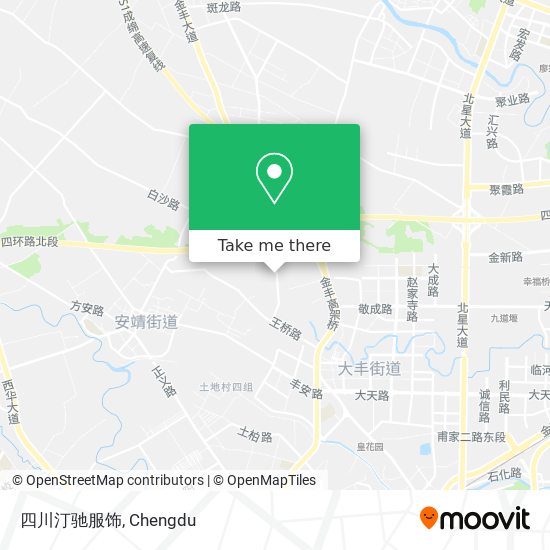 四川汀驰服饰 map
