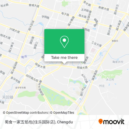 蜀食一家五馅包(佳乐国际店) map