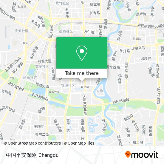 中国平安保险 map