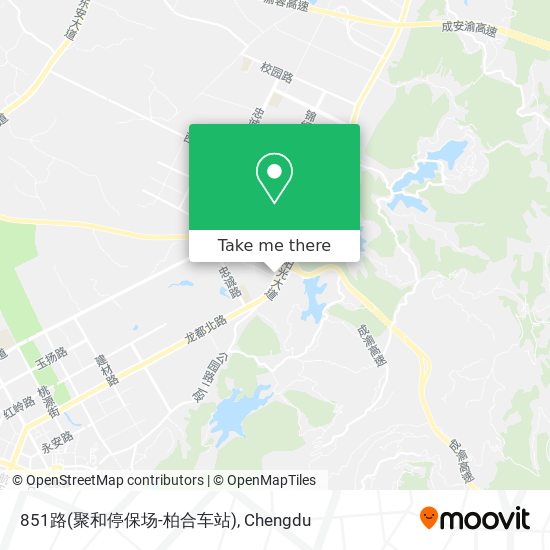 851路(聚和停保场-柏合车站) map