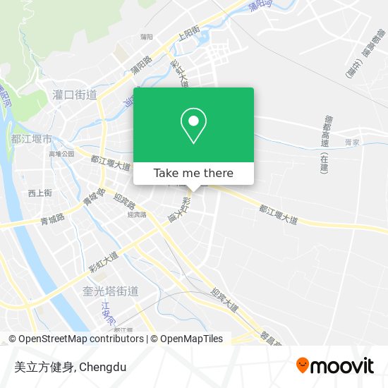 美立方健身 map