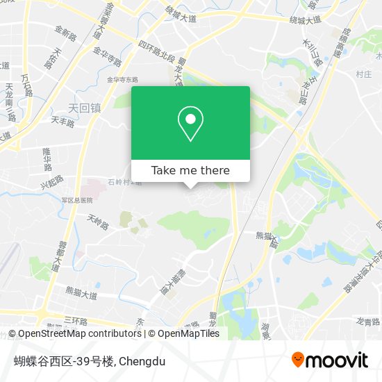 蝴蝶谷西区-39号楼 map