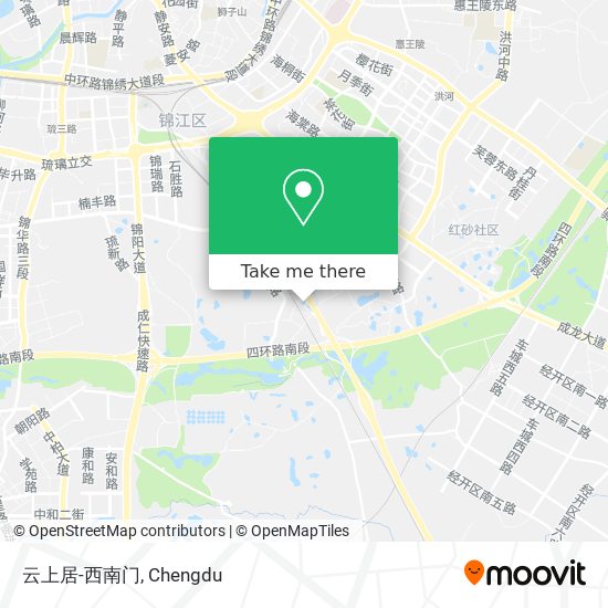 云上居-西南门 map