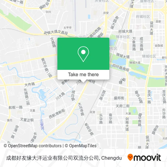 成都好友缘大洋运业有限公司双流分公司 map