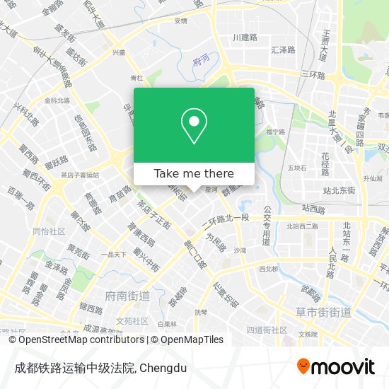 成都铁路运输中级法院 map