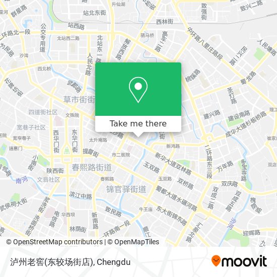 泸州老窖(东较场街店) map
