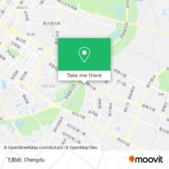 飞鹅岭 map