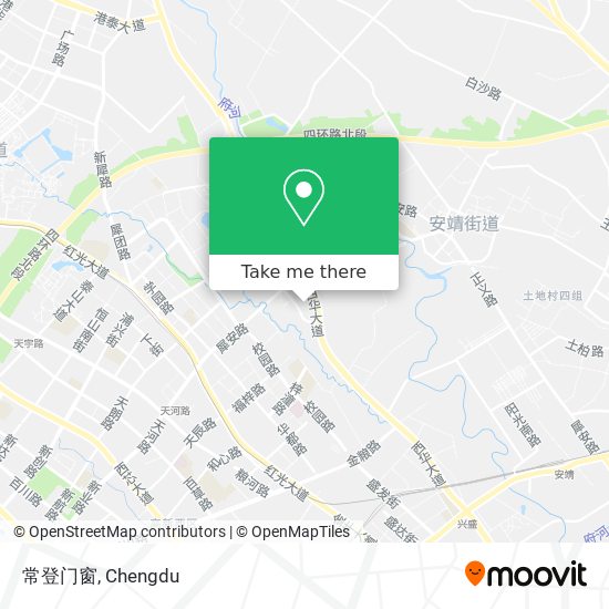 常登门窗 map