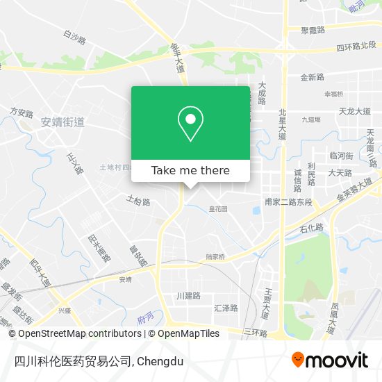 四川科伦医药贸易公司 map