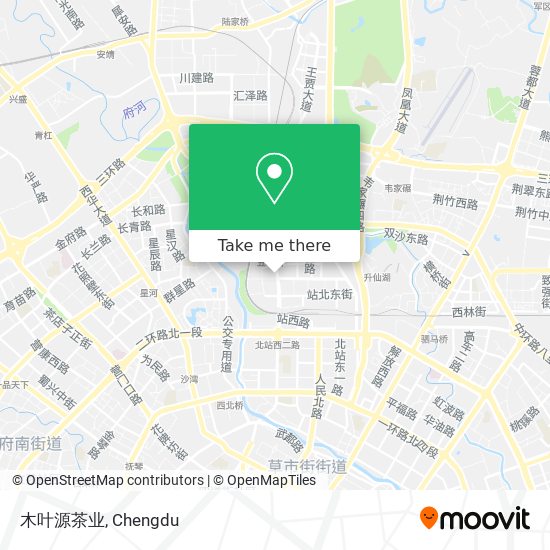 木叶源茶业 map