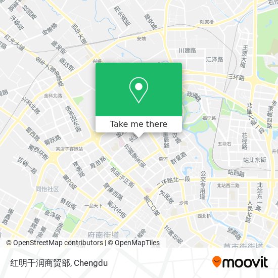红明千润商贸部 map