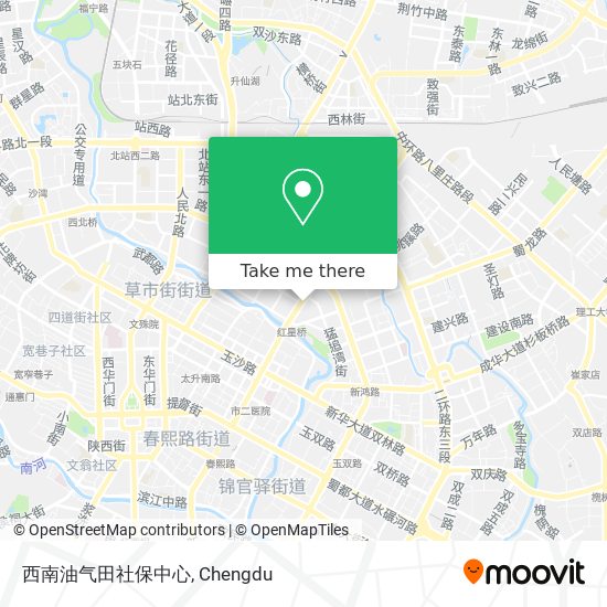 西南油气田社保中心 map