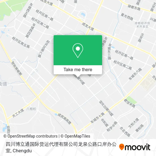 四川博立通国际货运代理有限公司龙泉公路口岸办公室 map